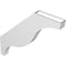 Ekena Millwork 3 1/2-in. W x 34-in. D x 34-in. H Funston Architectural Grade PVC Knee Brace BRCP035X34X34FST - alternate 5